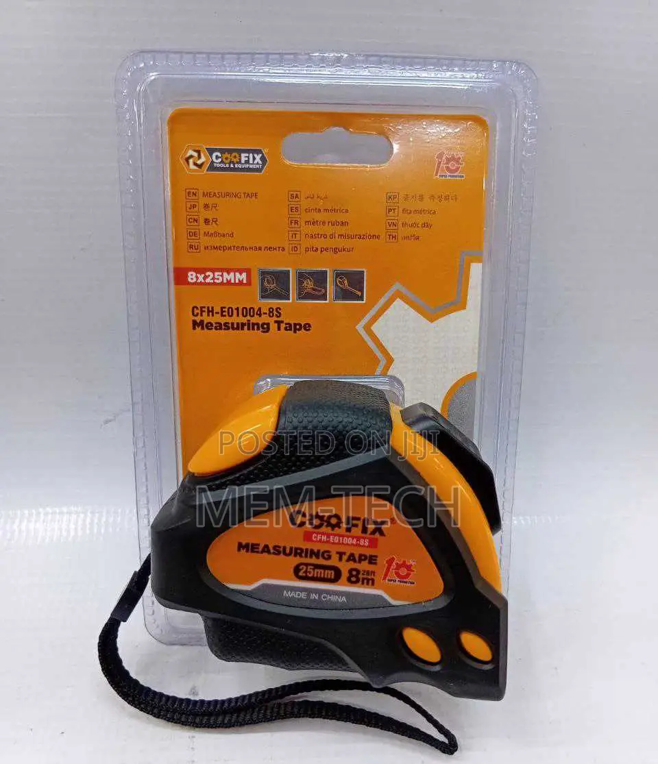 Coofix Tape Measure 8 Meters 25mm
