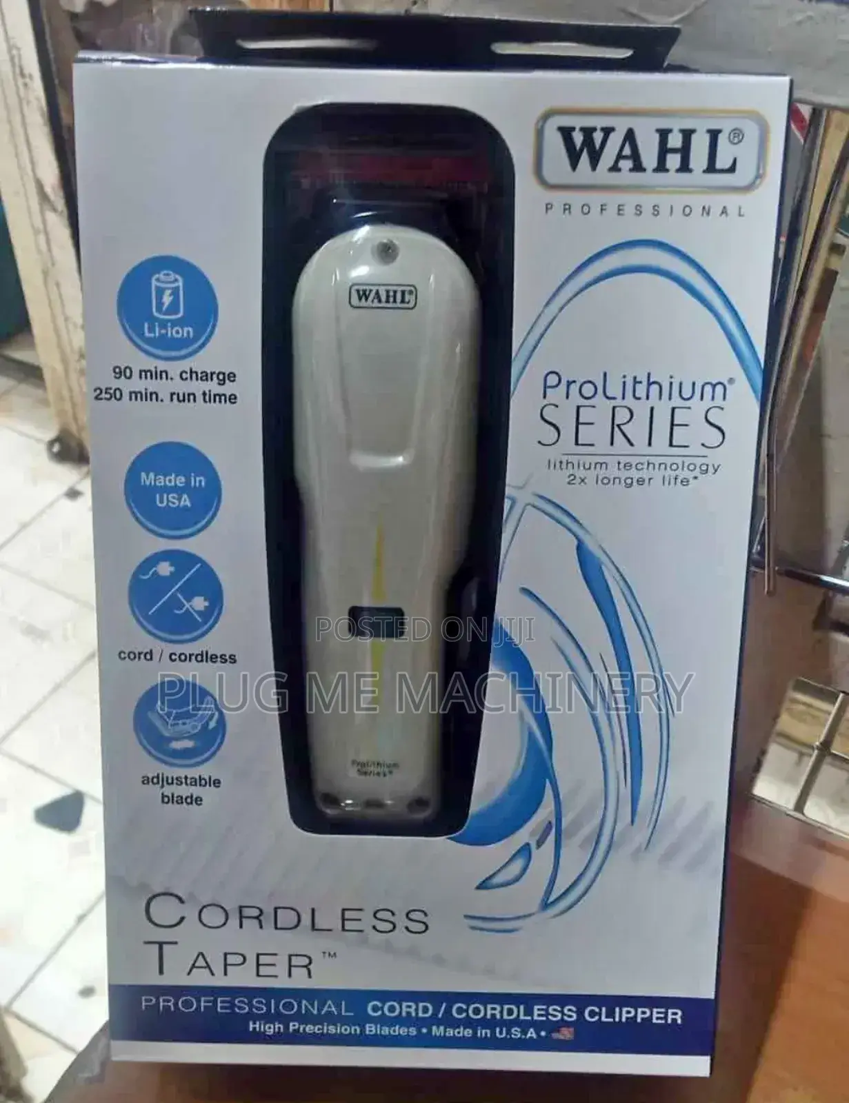 Wahl Rechargeable Pro-Lithium Shaving Machine/Cordless Shaving Machine