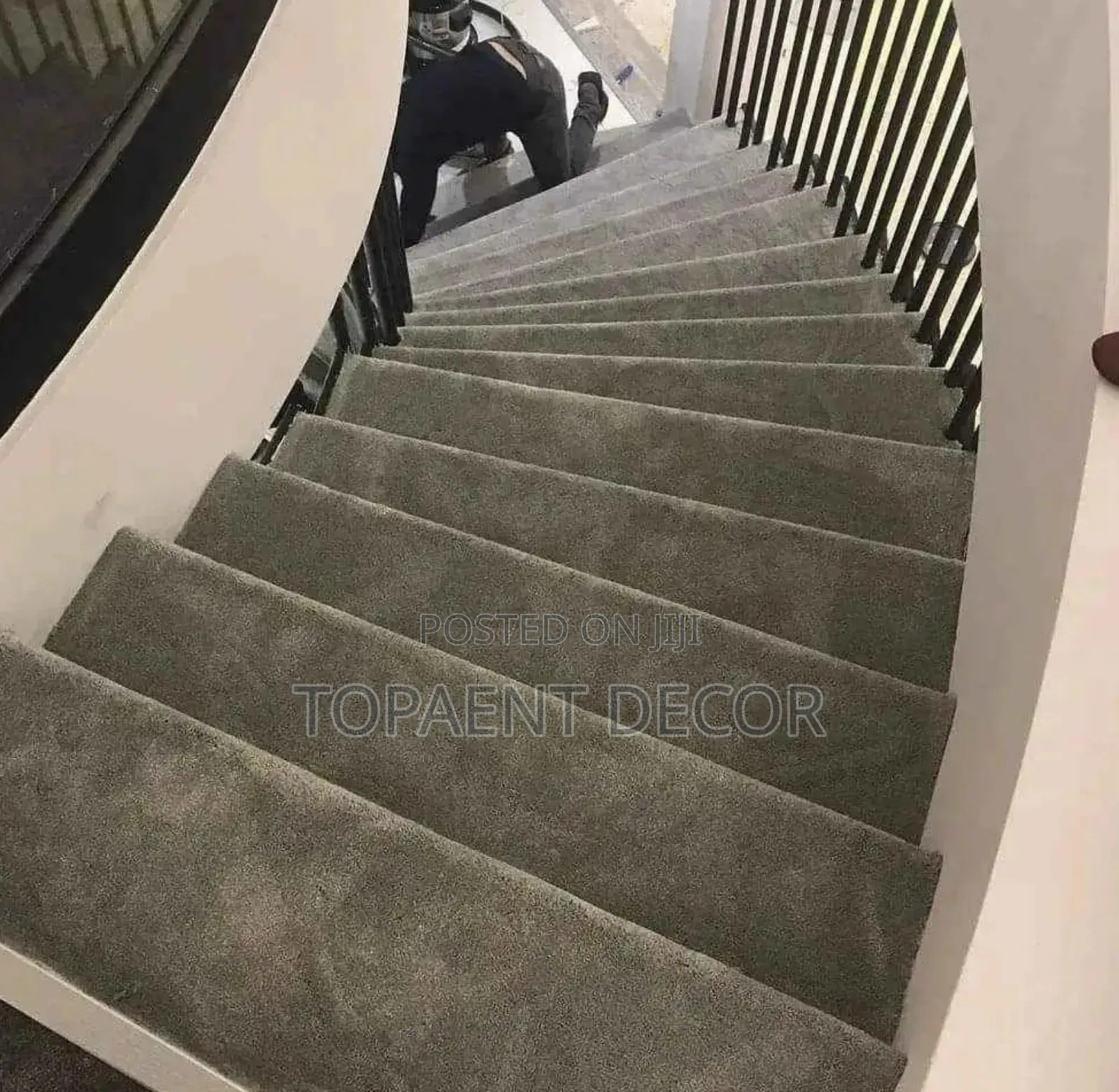 Grey Vip Staircase Wall to Wall Mansion Stairs