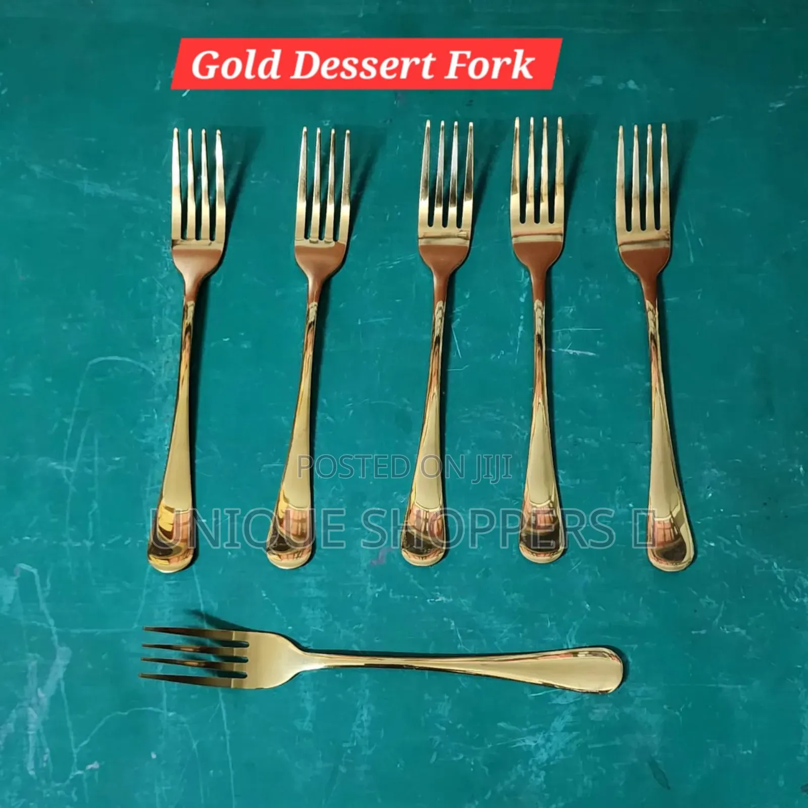 Gold Dessert Fork