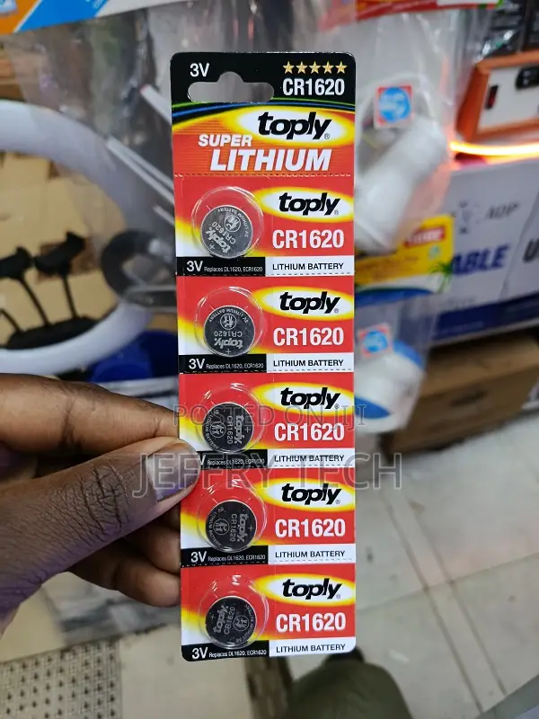 Cr1620 3v Lithium Battery Cr 1620 (5 Pack)