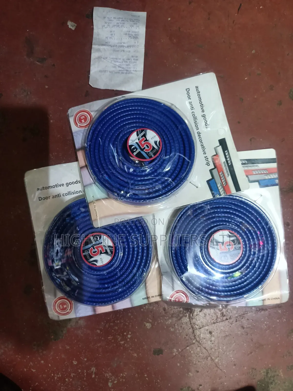 Door Guard Rubber Blue