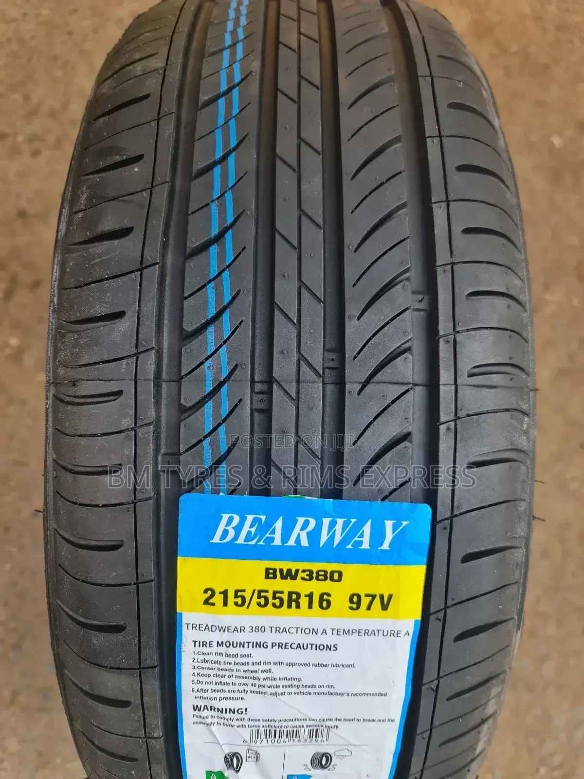 215 /55 R16 Bearway Tyres (Bw380)