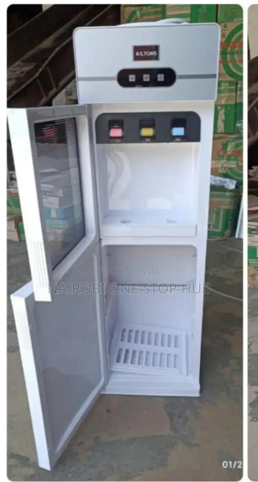Hot Normal and Cold Ailyons 3 Taps Dispenser