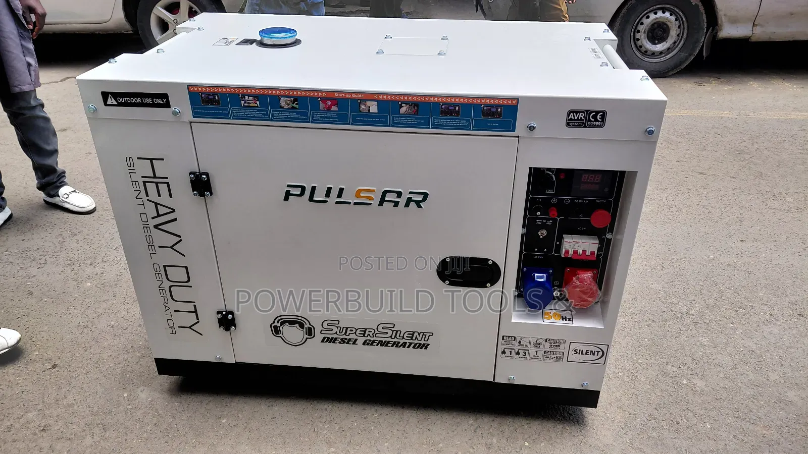 Pulsar 20/22kva Silent Diesel Generator Dual/Three Phase,Automatic.