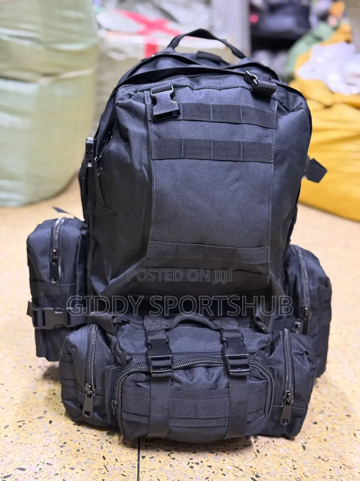 Tactical, Camping and Hiking Backpacks Camouflage Black