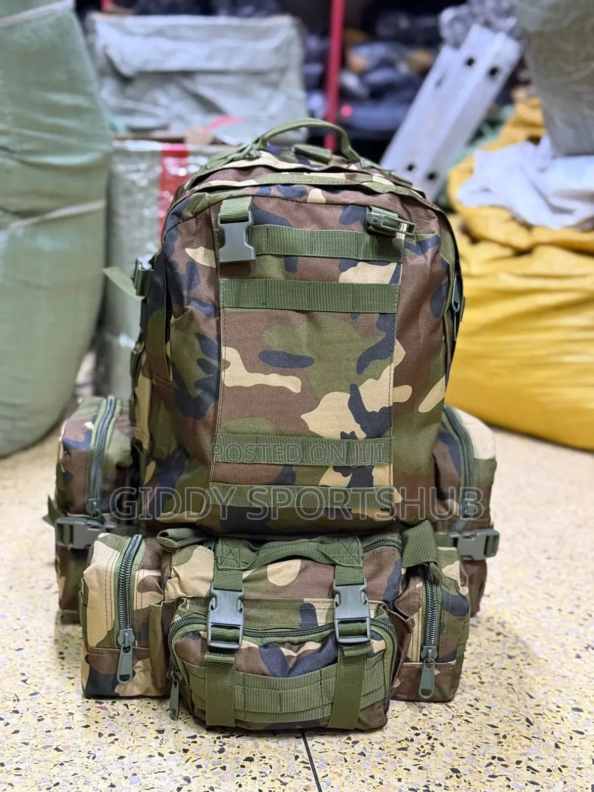 Tactical, Camping and Hiking Backpacks Camouflage Army Colour