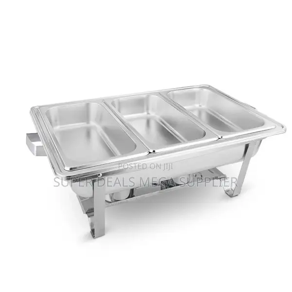 Heavy Duty Buffet Food Warmer Chafing Dish Set With Lids and Frames