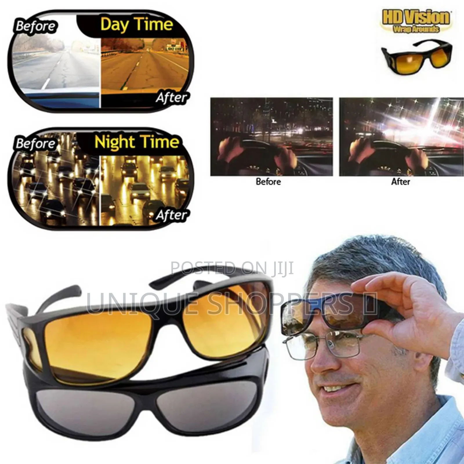 948180
Fashion Car Night Vision Driving Glasses