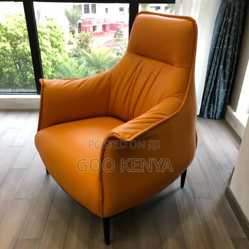 Home Chair; Leather Accent Home Chair for One