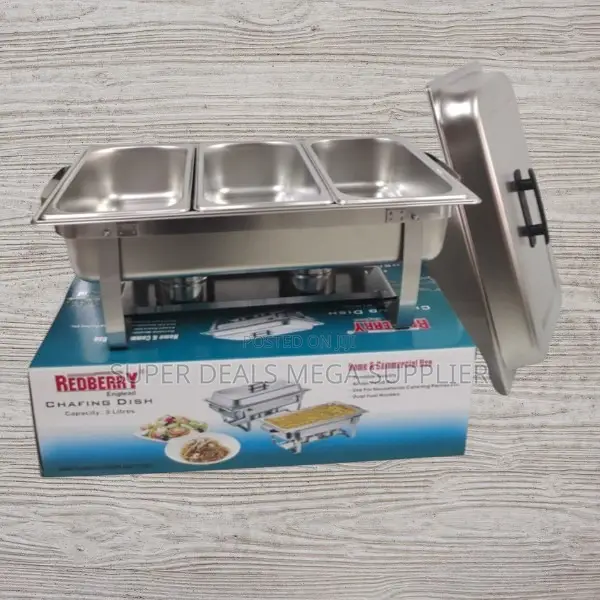 Stainless Steel Chafing Dish Set for Buffet and Catering Use
