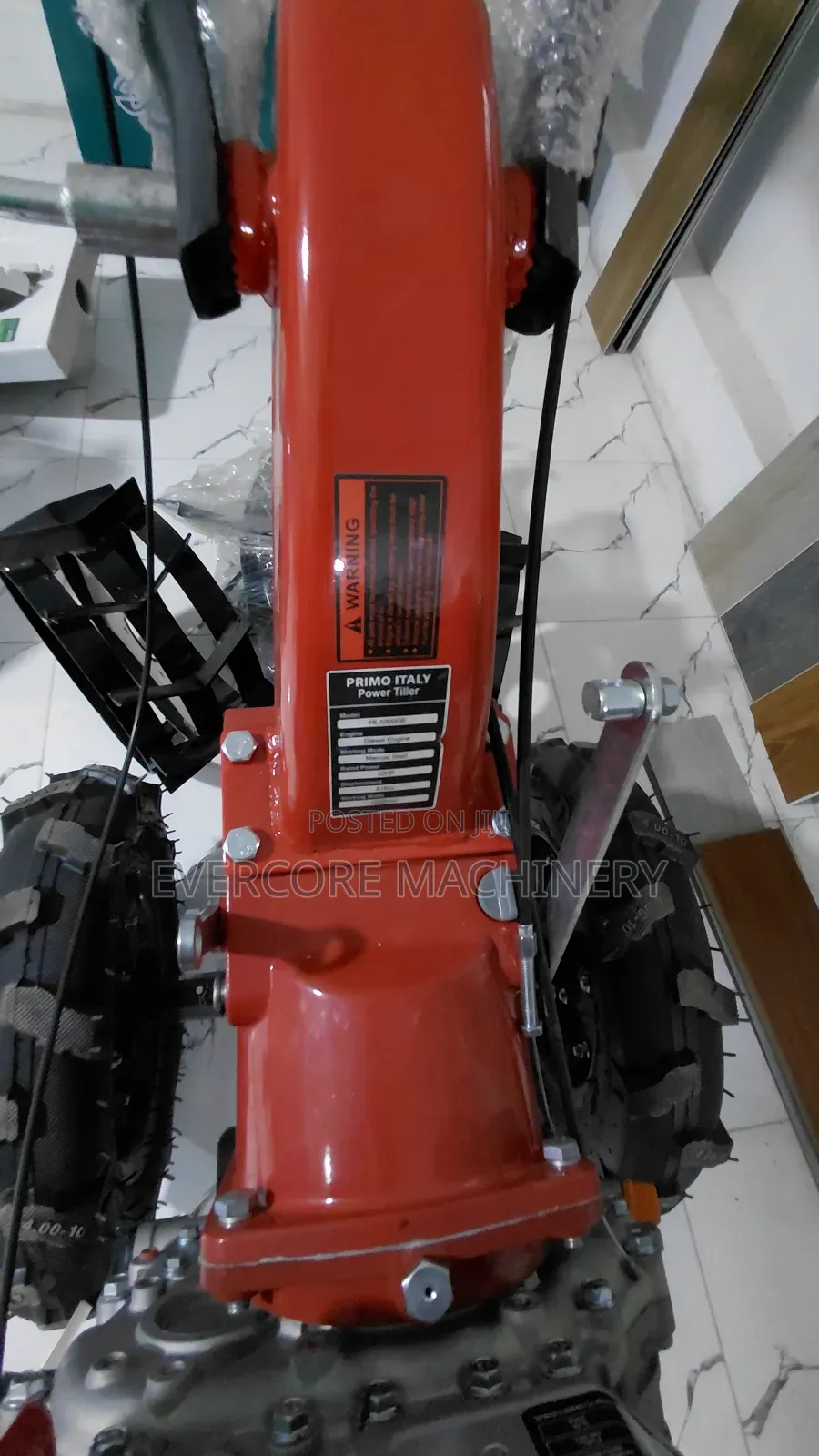 Primo Italy 10hp Diesel Power Tiller With Accessories.