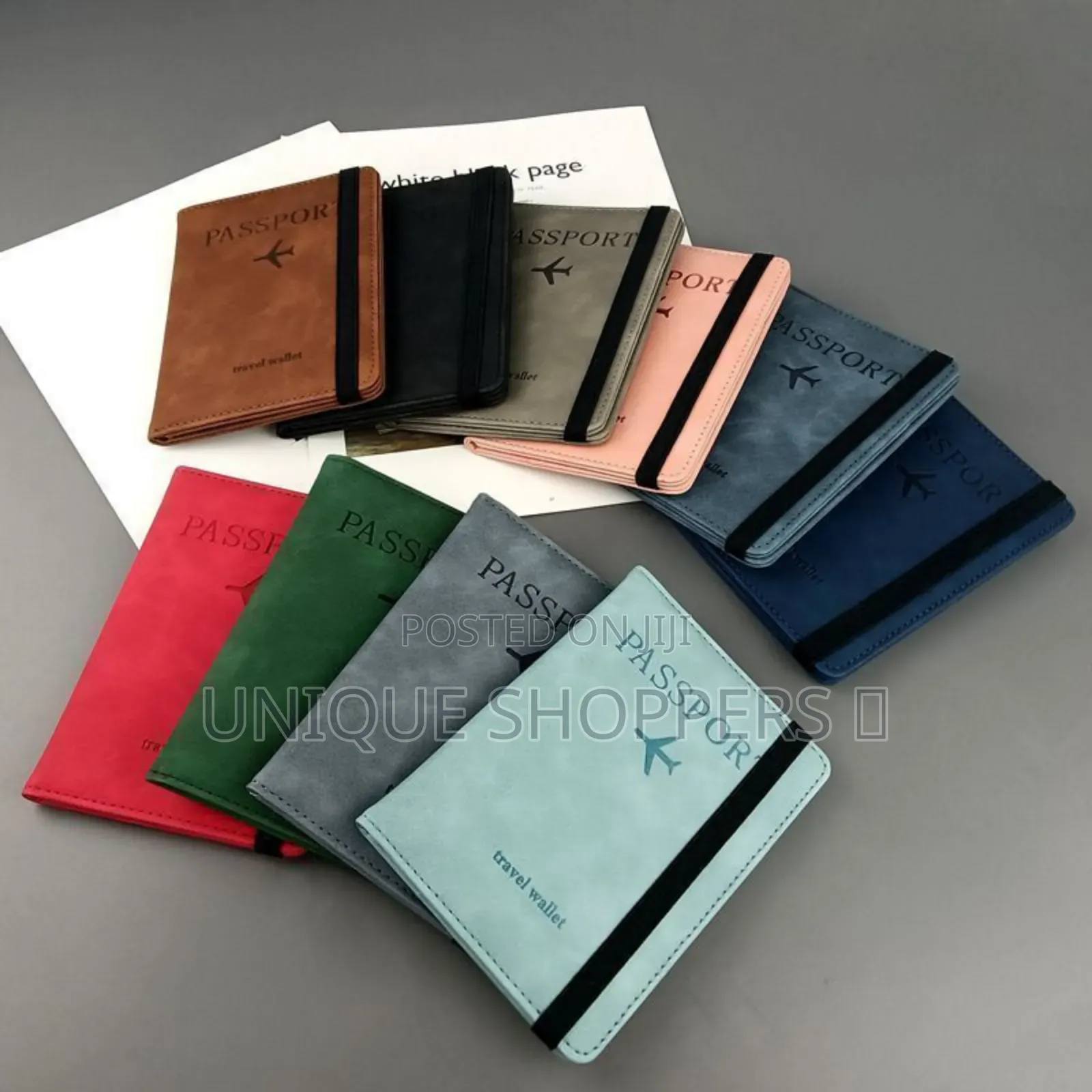 Passport Holder,Rfid Thin Passport Wallet, Leather Surface,