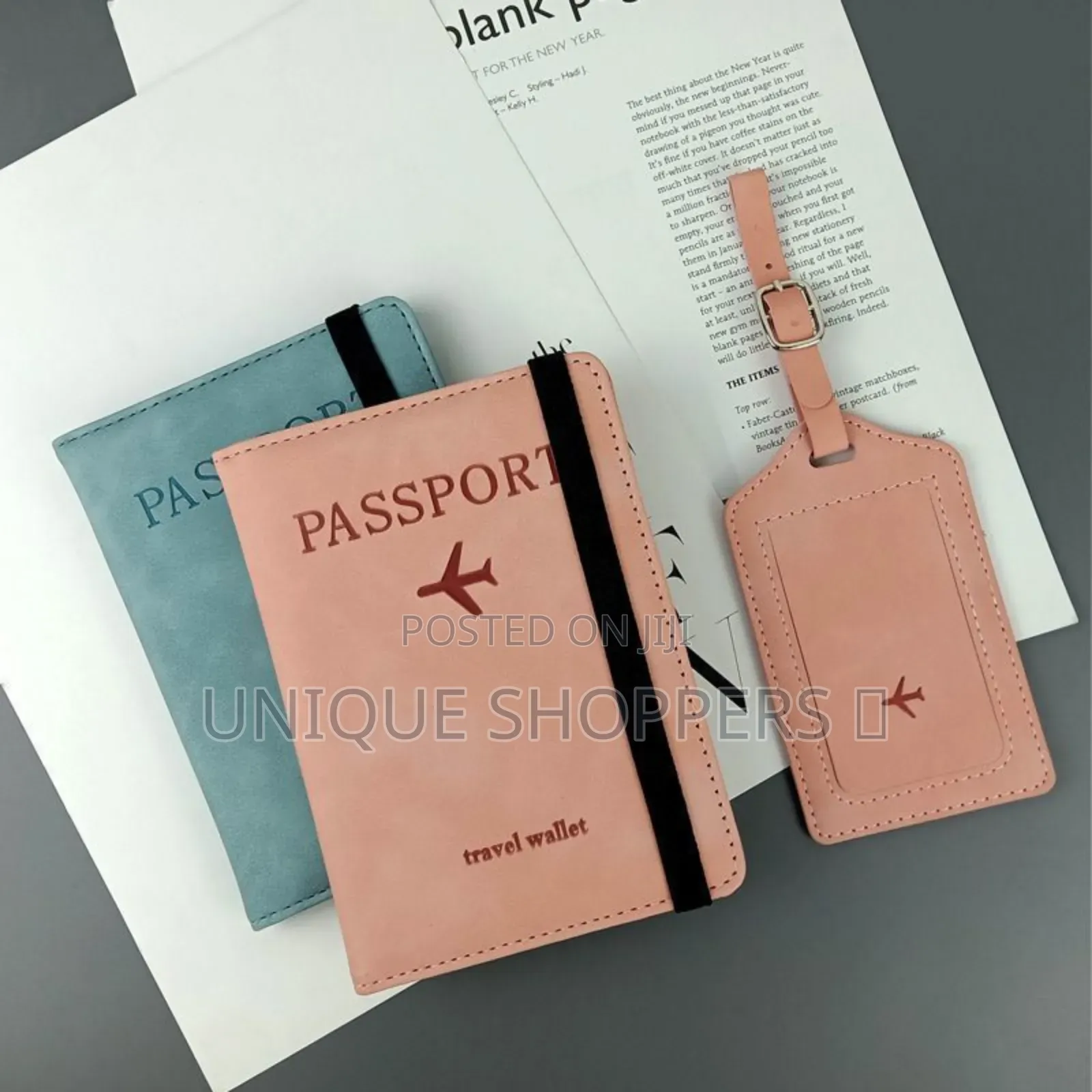 Passport Holder,Rfid Thin Passport Wallet, Leather Surface,