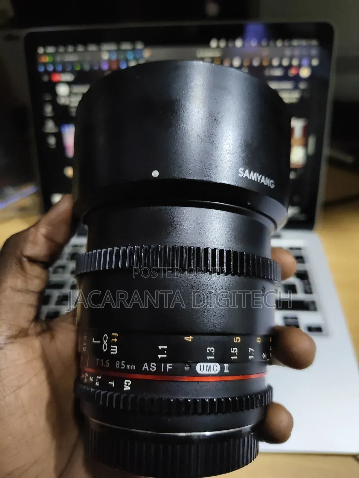 Samyang T1.5 85mm As|F Umcii Cine Lens for Canon Ef