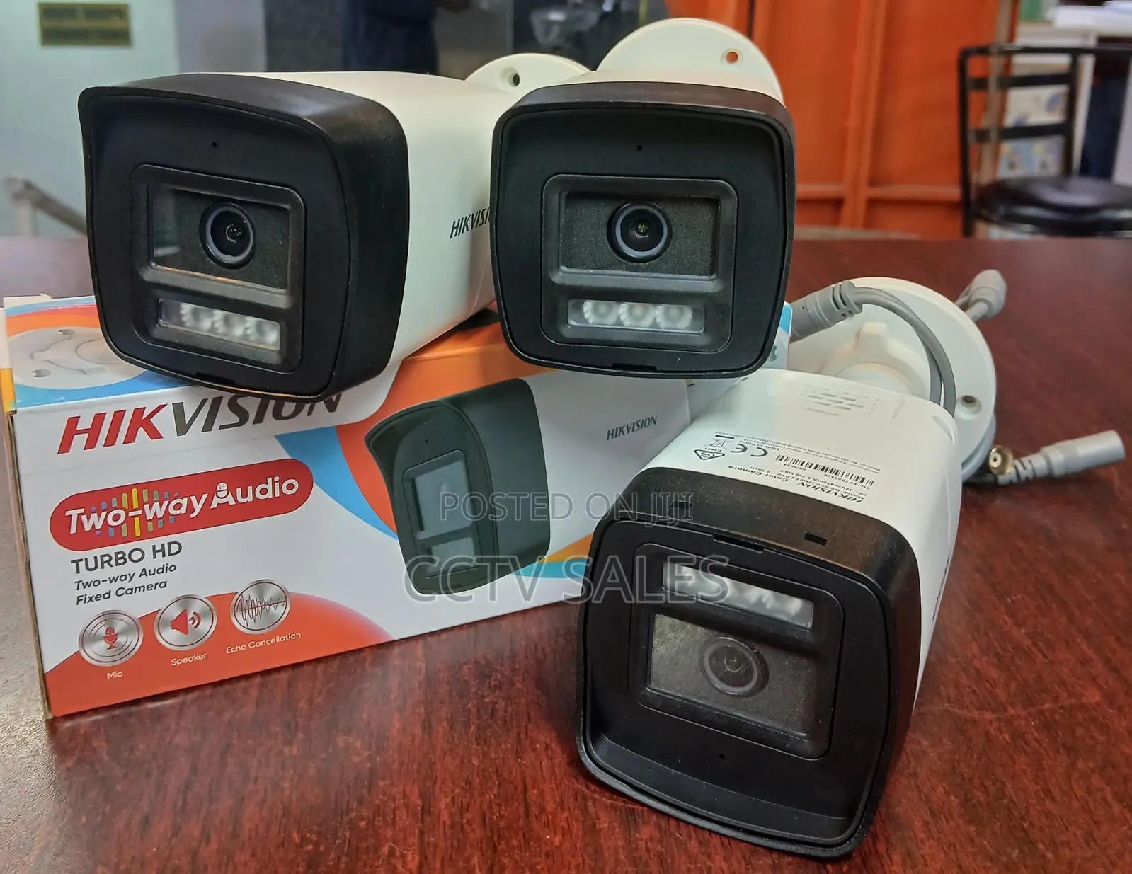 Hikvision Two-Way Audio Sound Recording Bullet Outdoor CCTV Camera