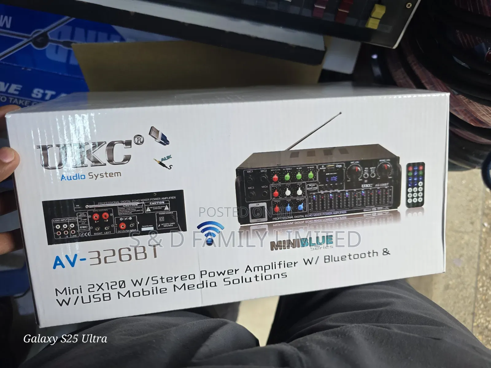 Ukc Ac-326bt Speaker Amplifier
