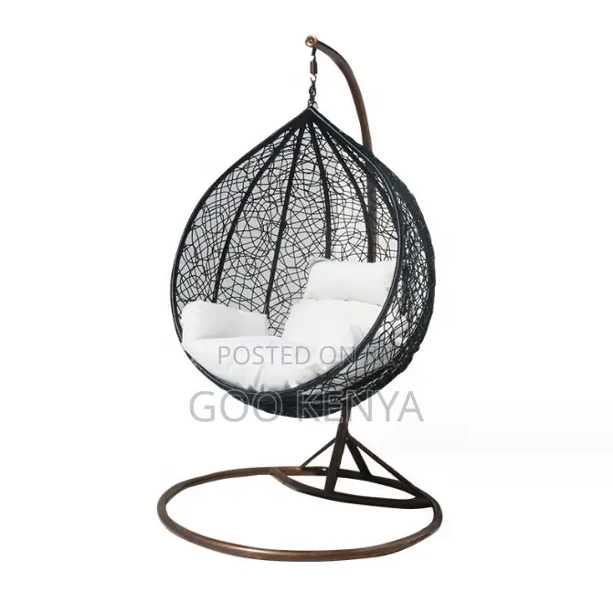 Outdoor Furniture; Garden Swing Hammock Chair With Fabric Padding