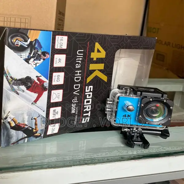Professional Action Cam 1080p/120fps Ide-Lens Waterproof 30m Cam