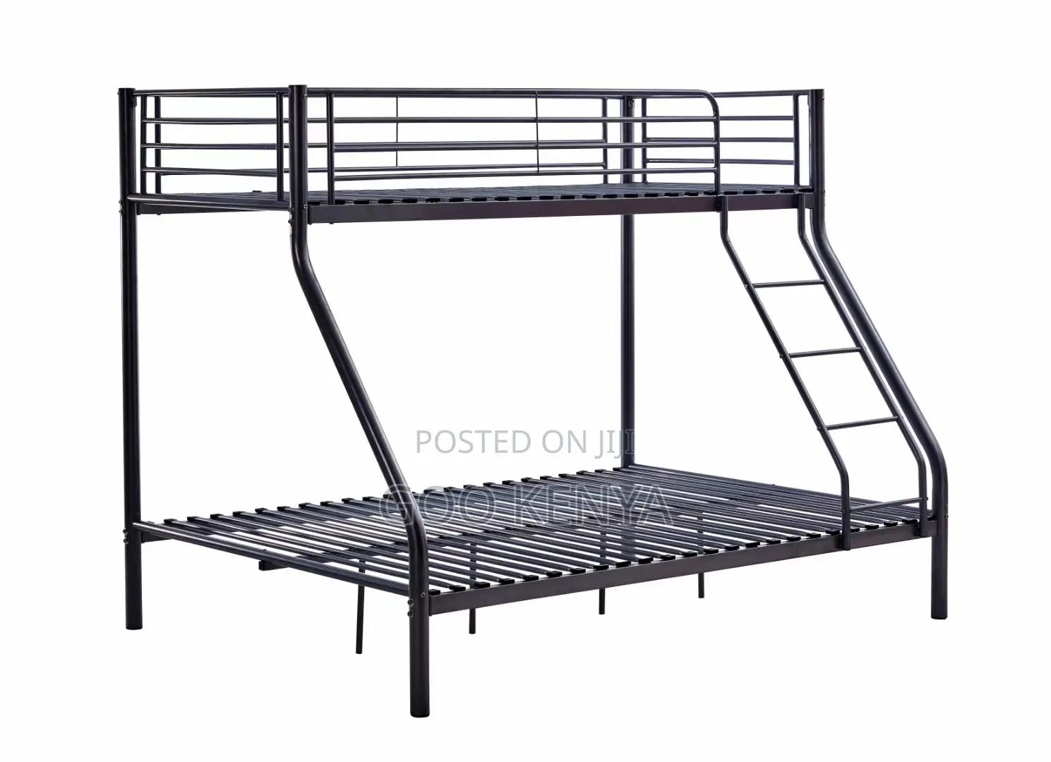 Home Bed;Durable Steel Double Bed With Stair Access