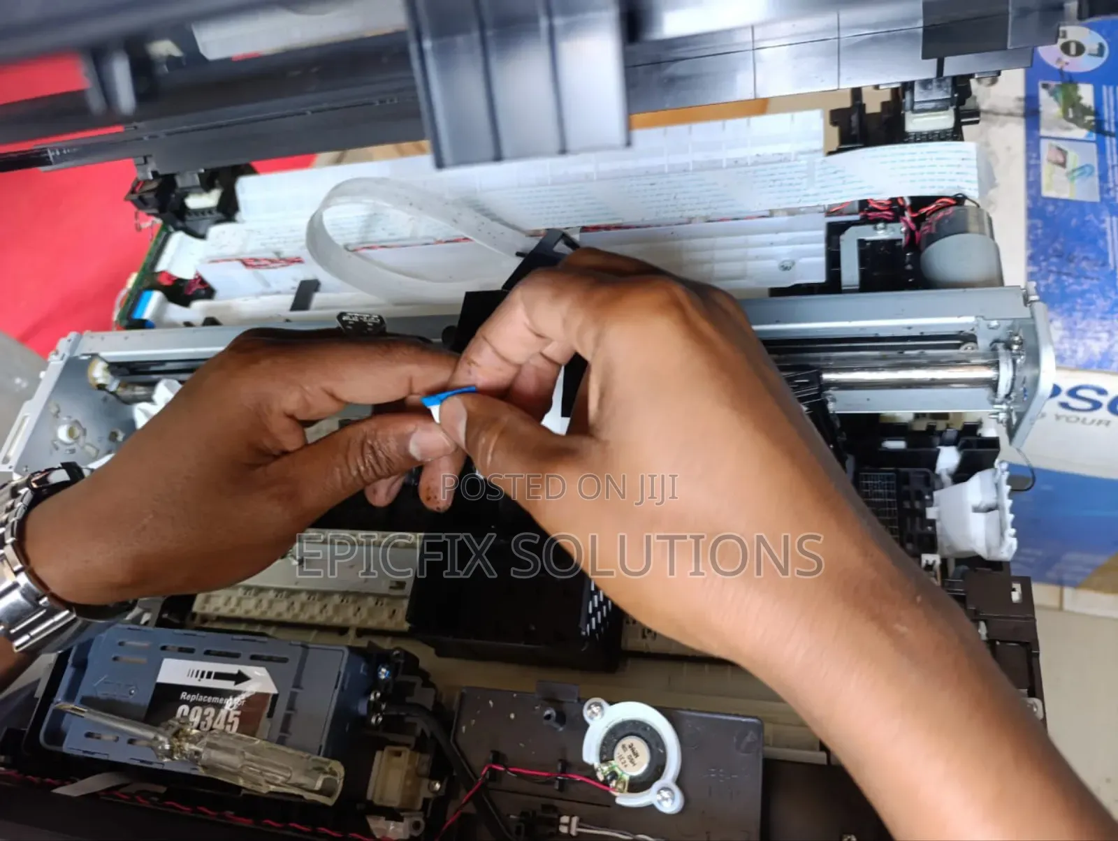 We Repair Epson Error Printers, Change Spares, Service and Maintaince