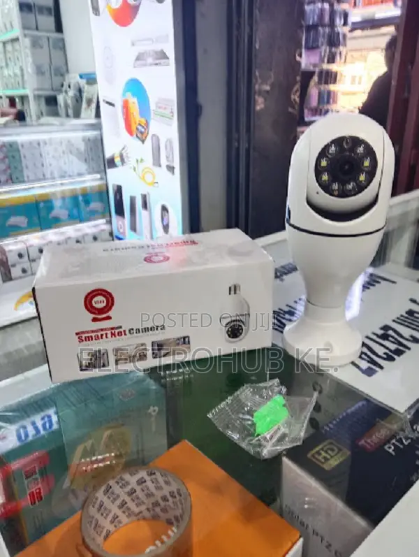 Nanny Cam/Home Security Remote Access and Control PTZ Bulb Cam V380