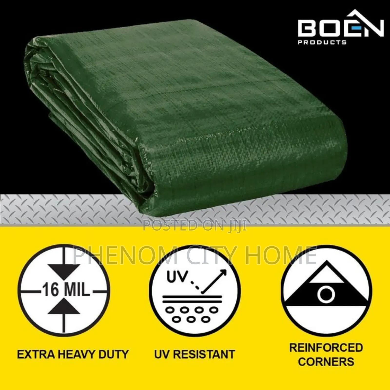 Green Multipurpose Quality Canvas Tarpaulin