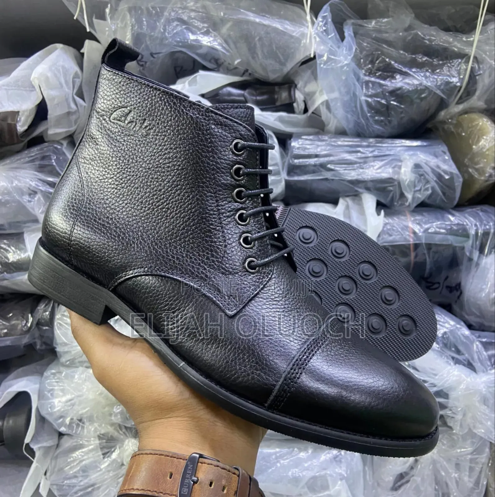 Clarks Official Boots(Zipped)