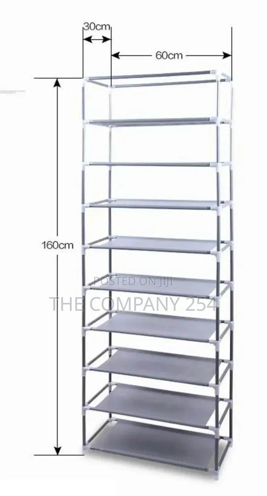 *10 Tier Dustproof 27 Pairs Shoes Rack, Shoe Storage Organizer
