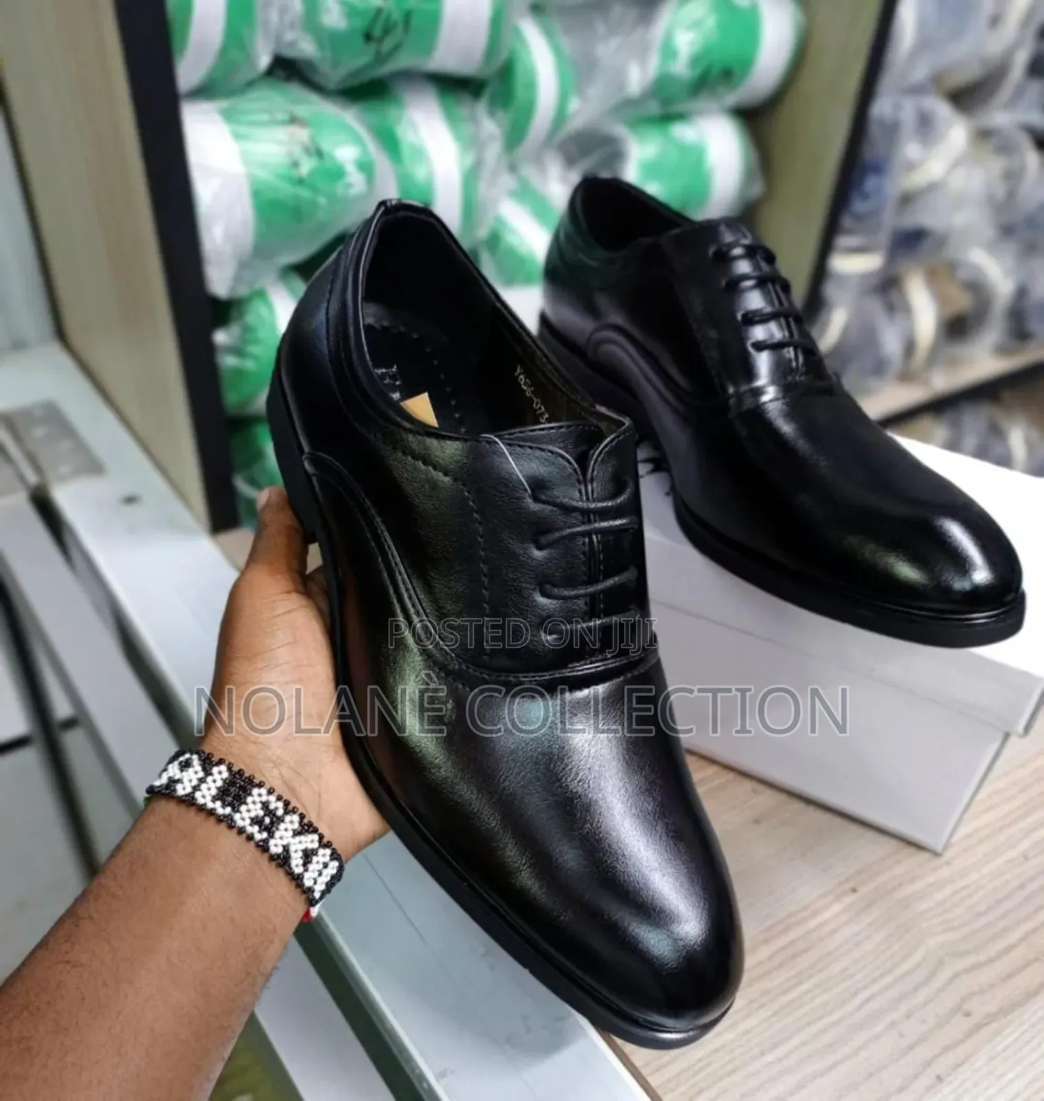 Black Leather Official Shoes