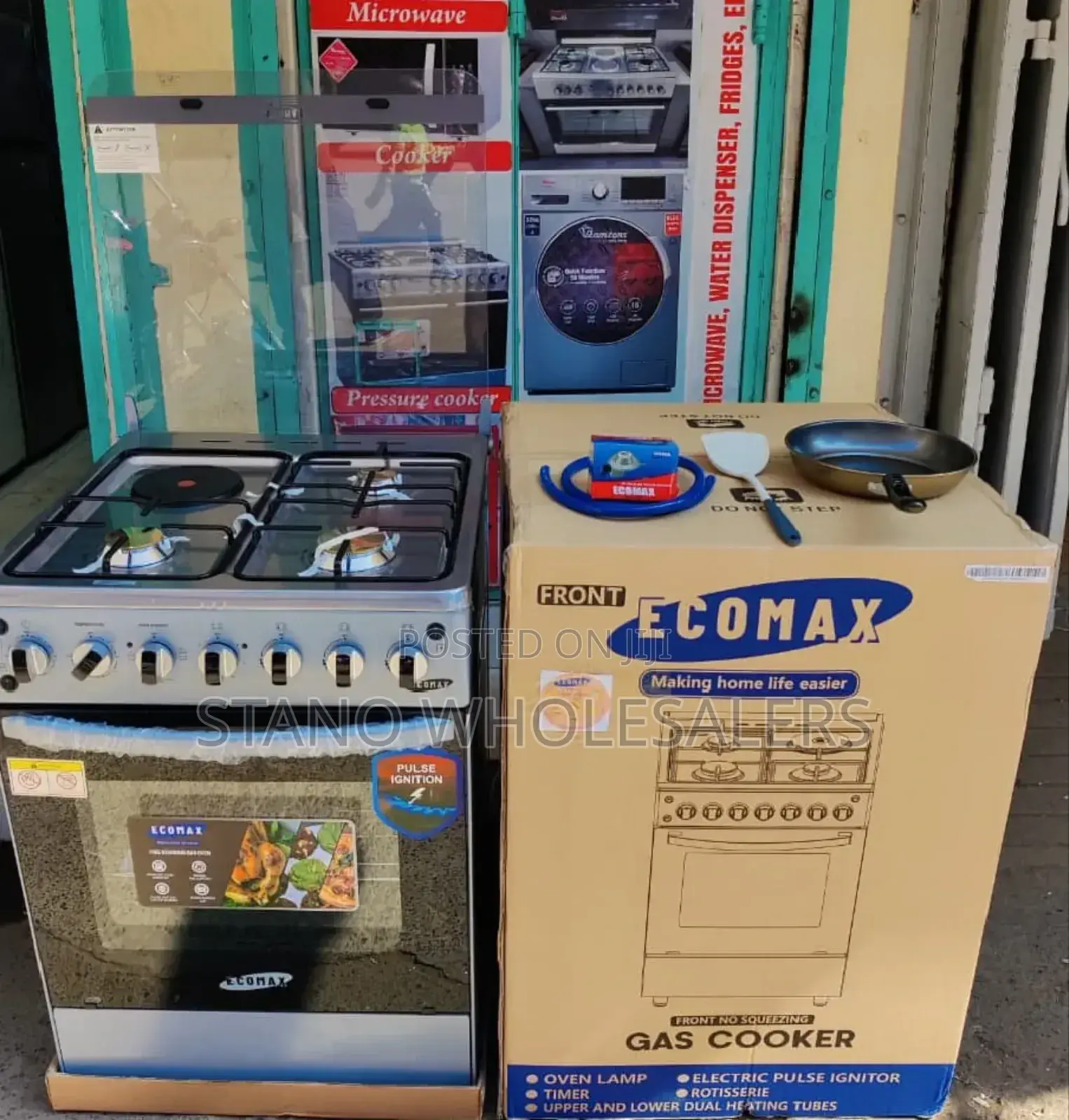 Ecomax 3+1 Standing Cooker With Electric Oven
