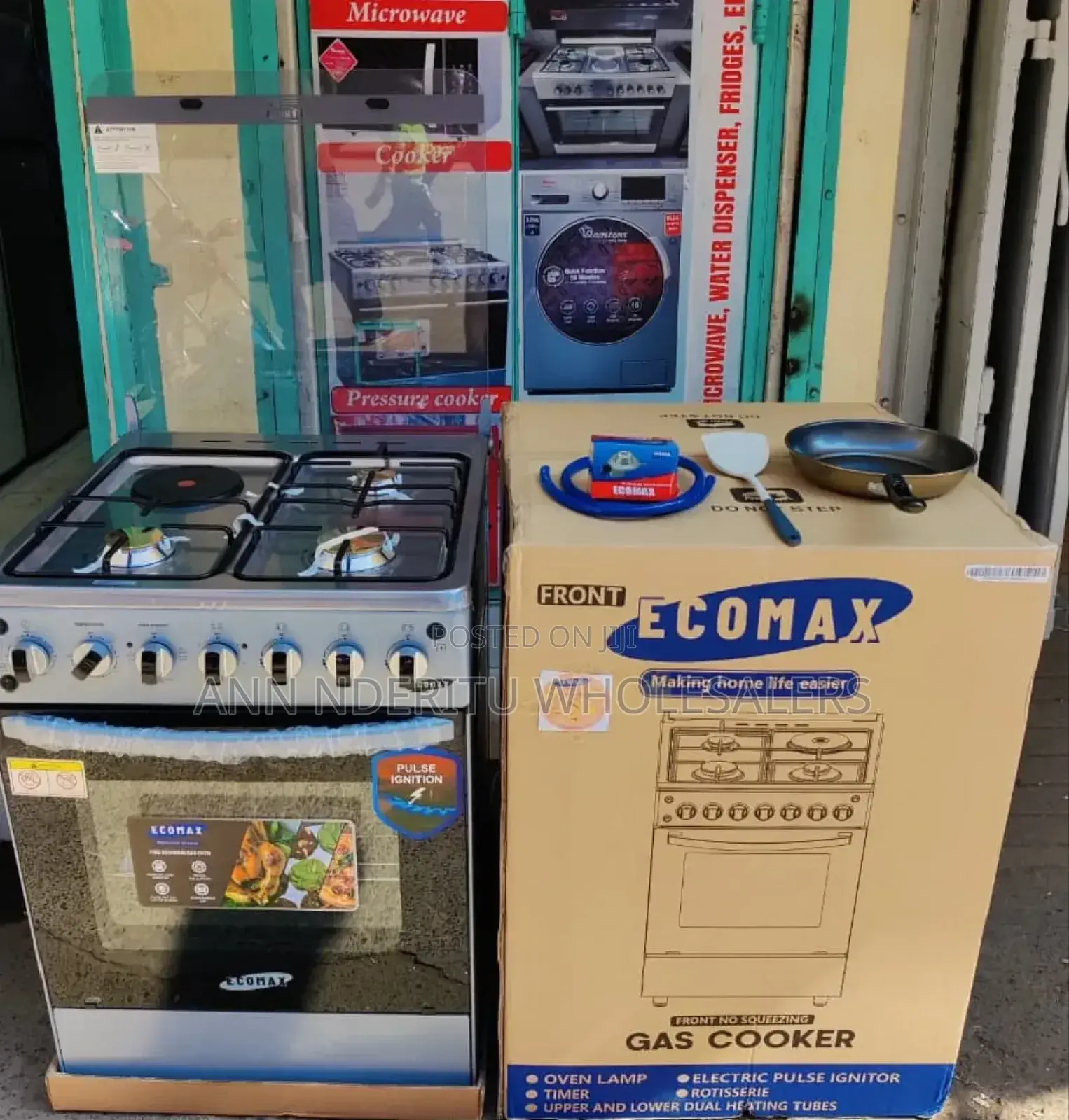 Ecomax 3+1 Standing Cooker With Electric Oven