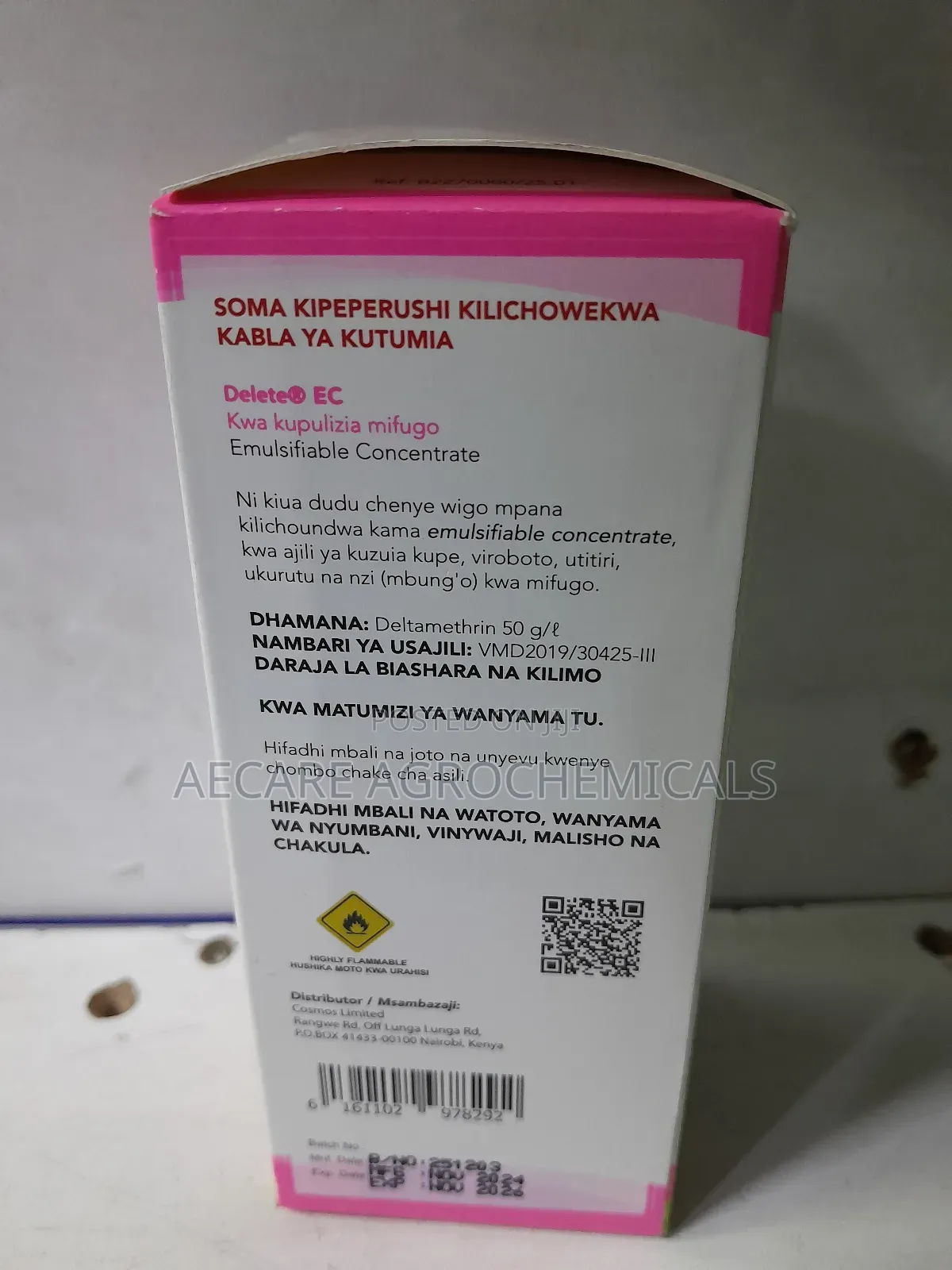 Delete Stock Spray Acaricide 100ml