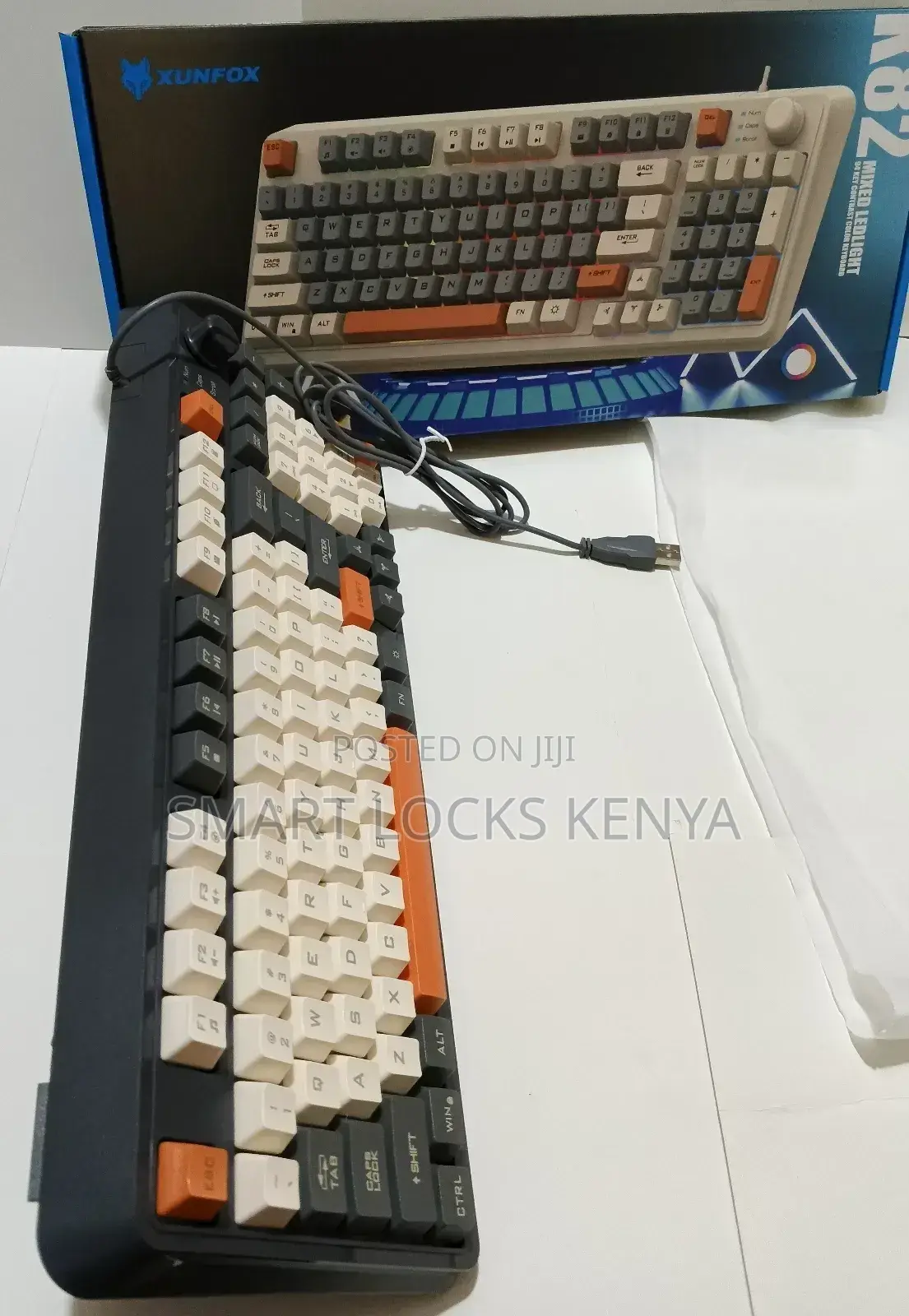 Gaming Keyboard Rainbow Lighting Mechanical Keyboard