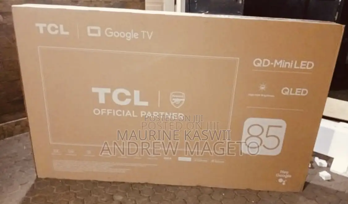 TCL 85′′ C6k 144hz Premium Qd-Miniled Google TV – 85c6k (2025)