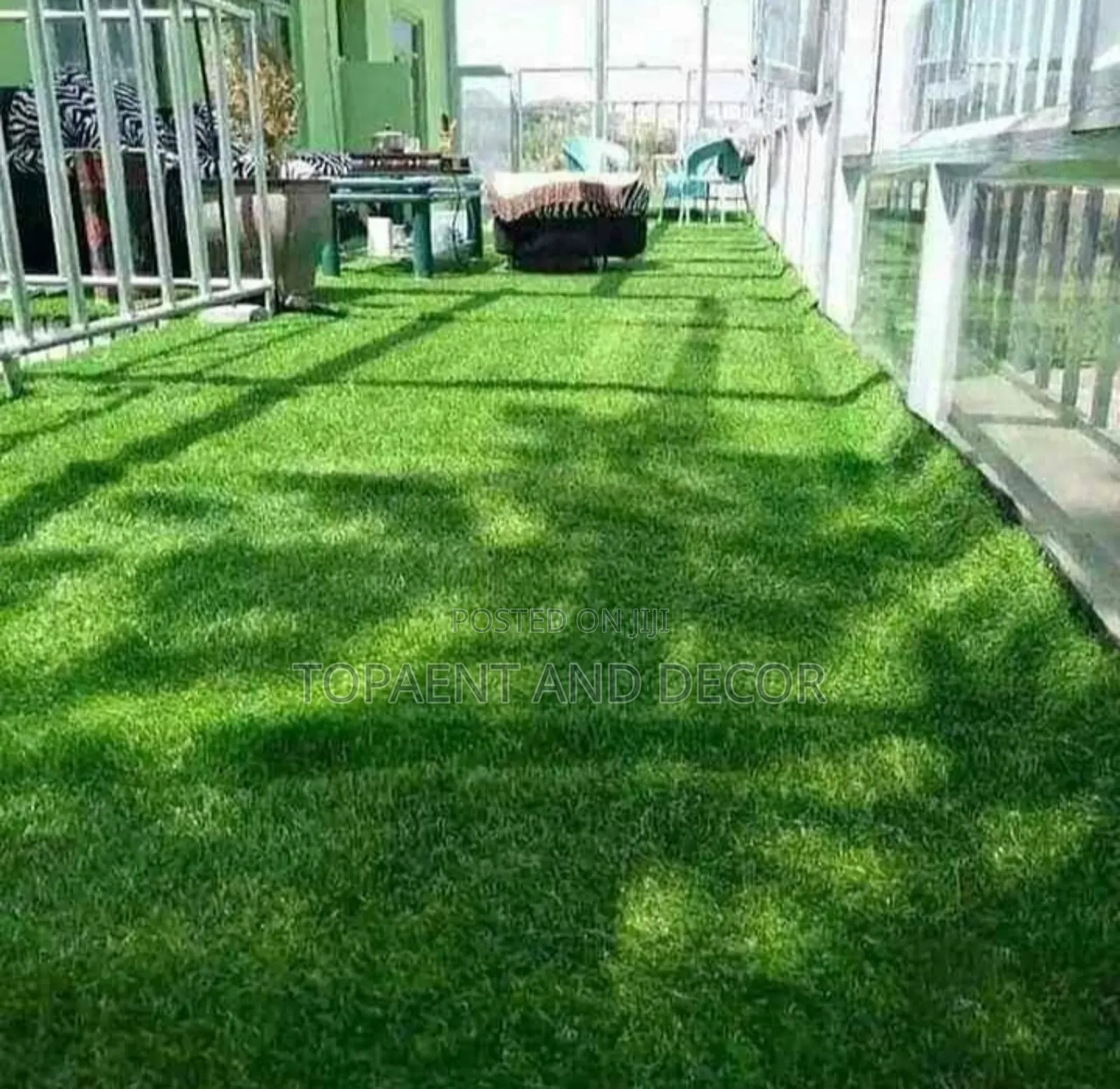 Soft Green Synthetic Turf Carpet With Natural Effect