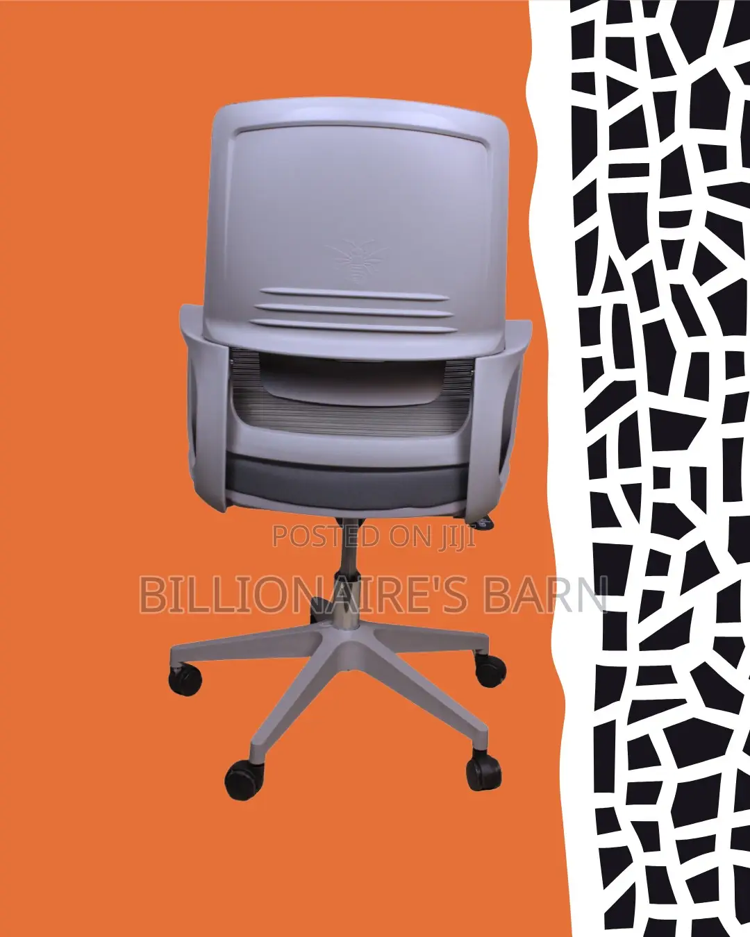 Grey Ergonomic Mesh Office Chair (Comfy) — Restocked!