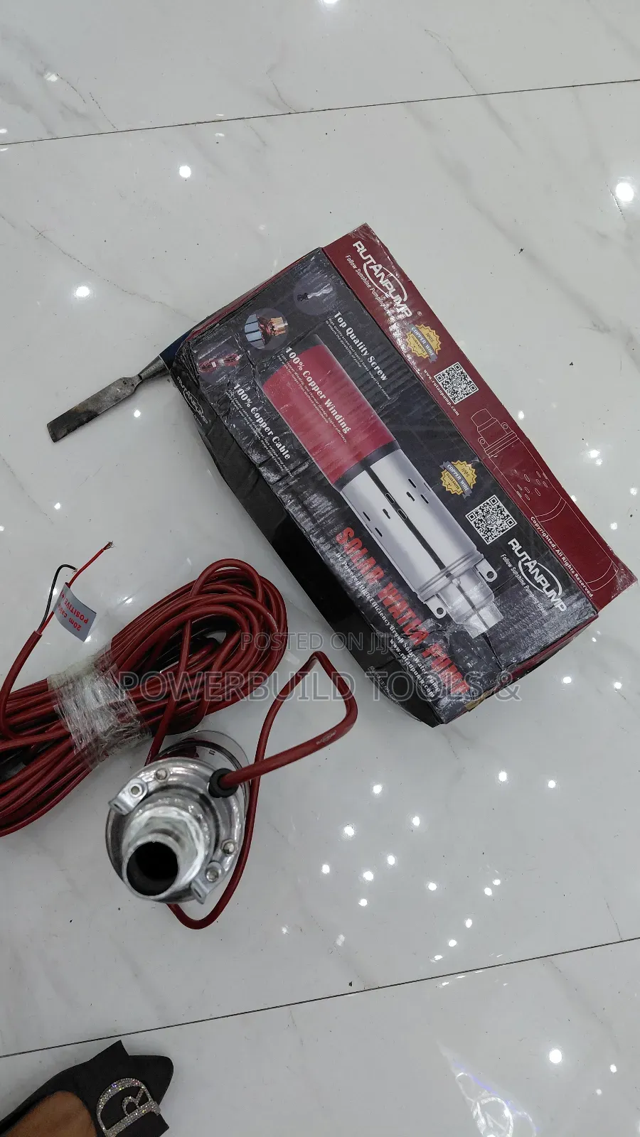 Rutan 250watts 24v Dc Solar Submersible Pump 50metres