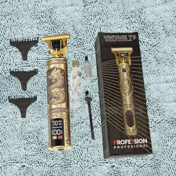 Portable T9 Dragon Electric Hair Clipper Beard Trimmer With Led