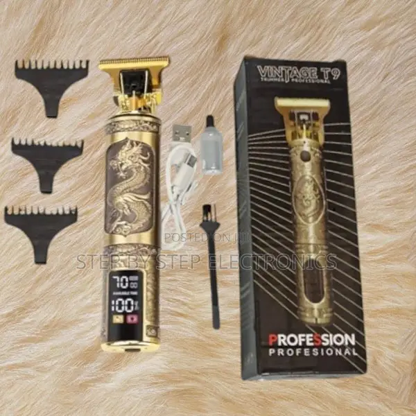 Lightweight T9 Dragon Electric Hair Clipper Beard Trimmer With Led