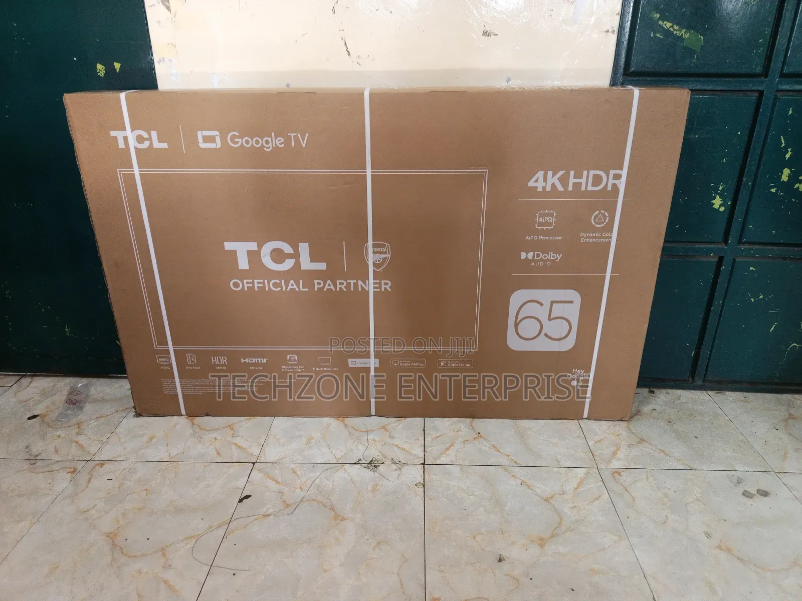 TCL 65′′ 65v6c Smart Flameless HDR Google Tv (New 2025) 