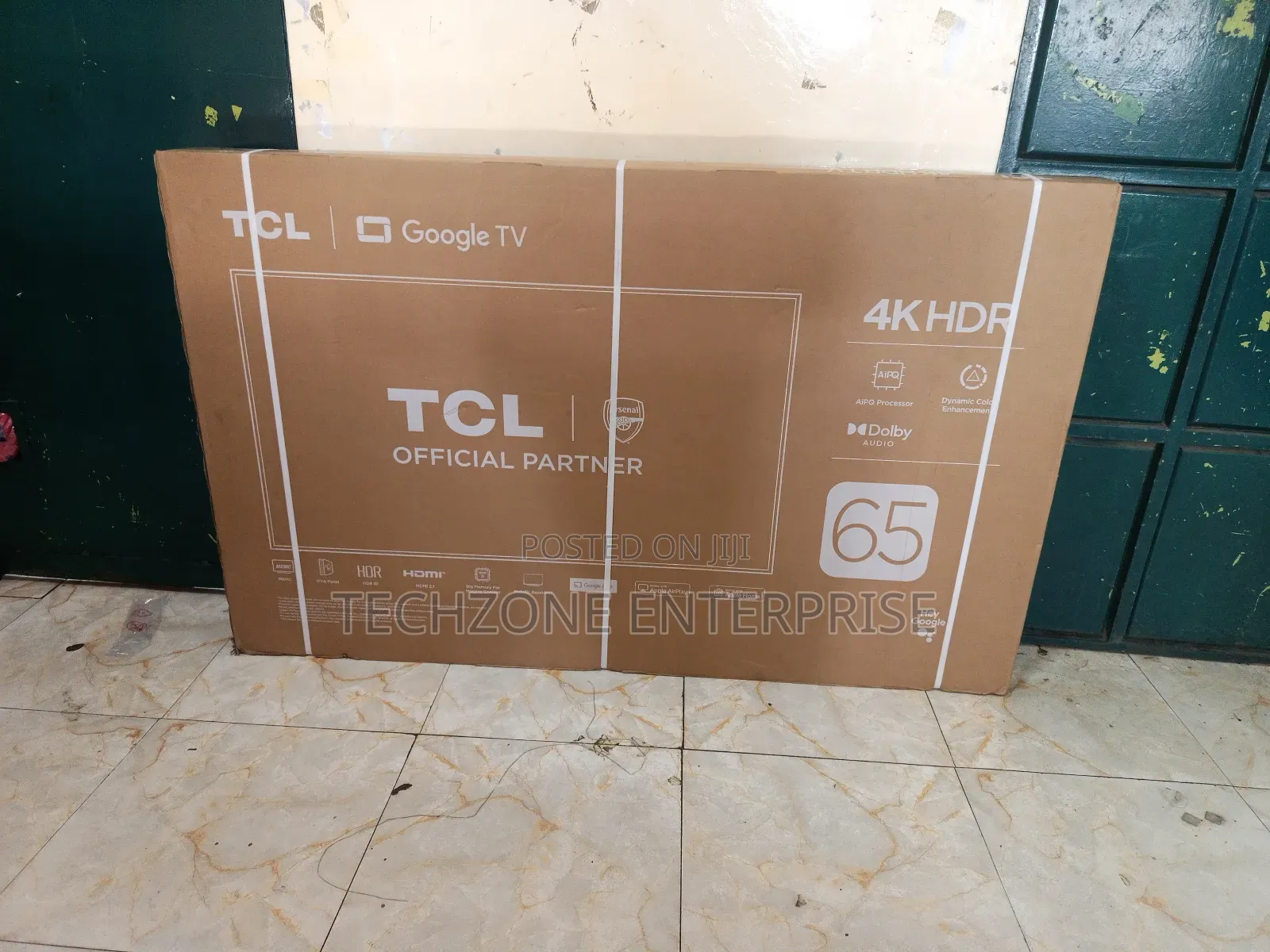 TCL 65′′ 65v6c Smart HDR Google Tv (New 2025) With Multiple Ports 