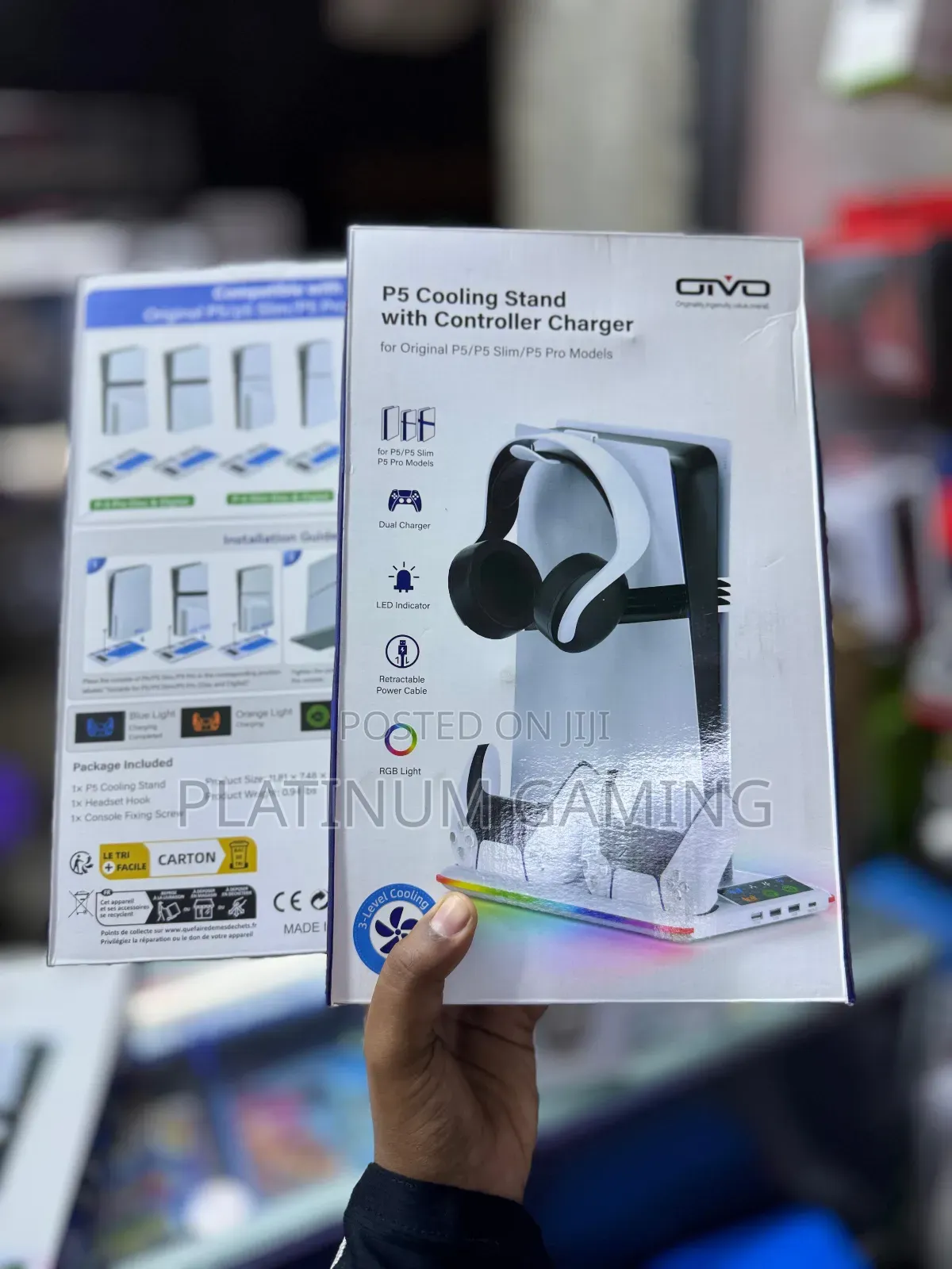 Cooling And Charging Stand For Ps5 Slim