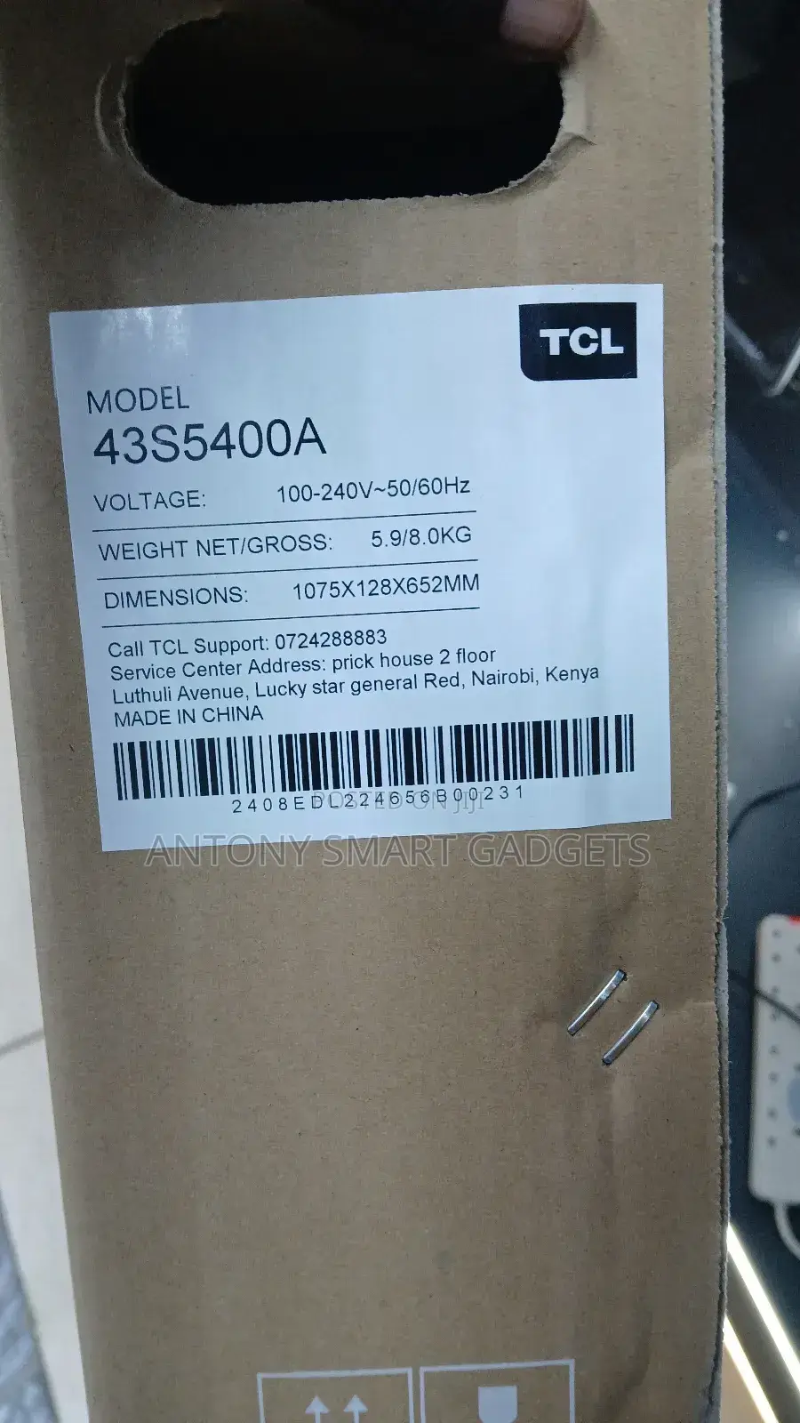 TCL 43" S5400a FHD Smart Android Frameless Tv
