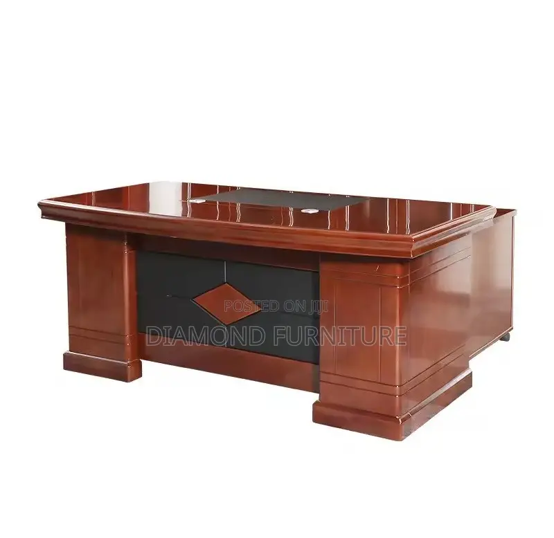 Office Furniture; {L-Shaped 1.8m Executive Wooden Office Desk}