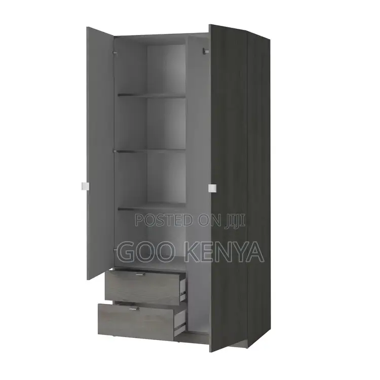 Home Closet; Wooden Clothes Cabinet With Mirror Storage Drawer