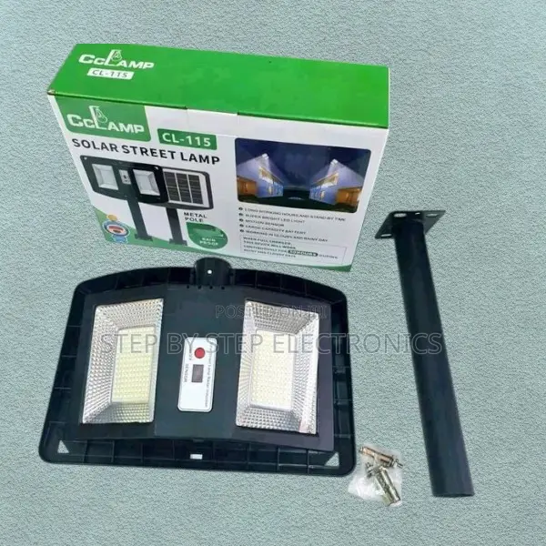 Cclamp 200w Outdoor Solar Street Lamp Waterproof Long Battery Life