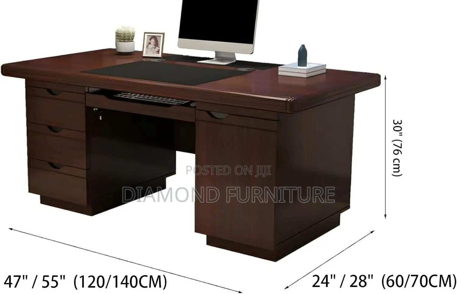 Office Furniture; {Modern Luxury Wooden Executive Office Work Desk}