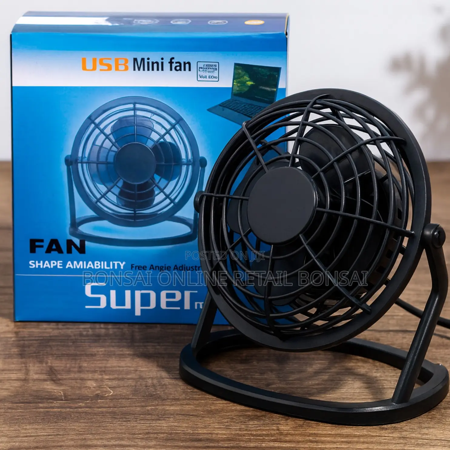 Usb Mini Desk Fan – 4 Inch Portable Silent Cooling Fan Office Home