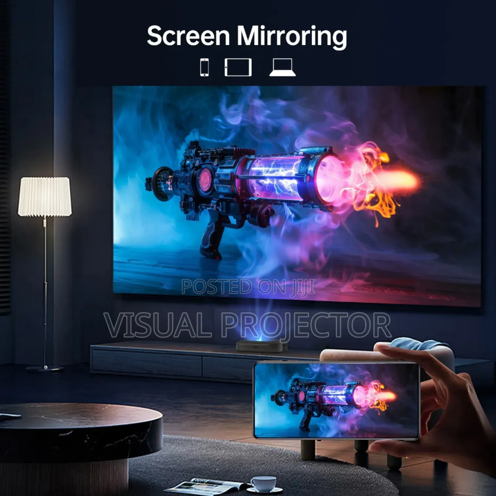 Google Certified Ultra Short Throw Projector Laser Projector